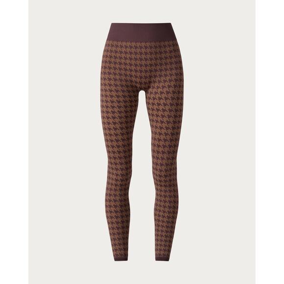 Rhone Brown Berry Houndstooth Seamless Legging - Picture 6 of 7